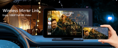 Philips 2026 Limitált Kiadású 10,26 hüvelykes autós CarPlay képernyő, 4K fedélzeti kamera, vezeték nélküli Apple CarPlay és Android Auto, egyedi tartó, 350°-ban forgatható kamera, hangvezérlés, Bluetooth navigáció és 1080P hátsó kamera