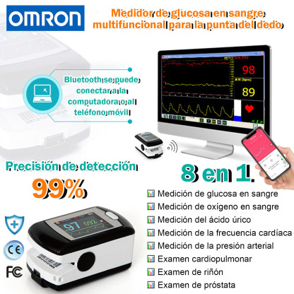 💖 Medidor de glucosa en sangre no invasivo e indoloro Omron 💕