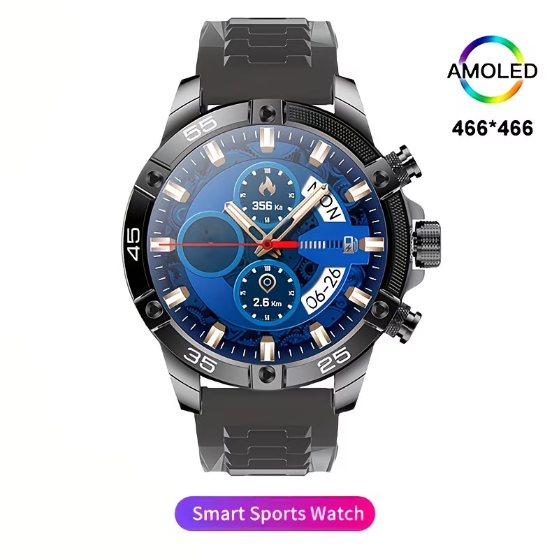 [Copy]Apple Watch Series 8 (GPS+Cellular, 45 mm) – grafitszürke rozsdamentes acél tok éjféli sportszíjjal