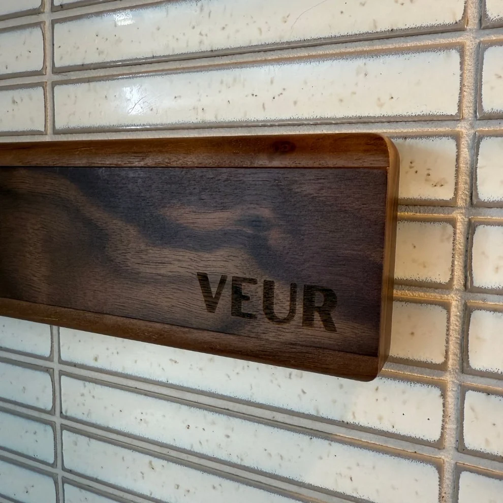VEUR fekete dió mágneses késtartó