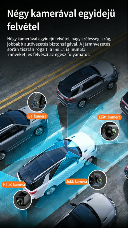 Garmin Őrszem Szintű Motoros CarPlay Intelligens Kijelző Négykamerás Rögzítés · Radarfigyelés · TPMS · Hangvezérlés · 10” Streaming Kijelző · 128 GB