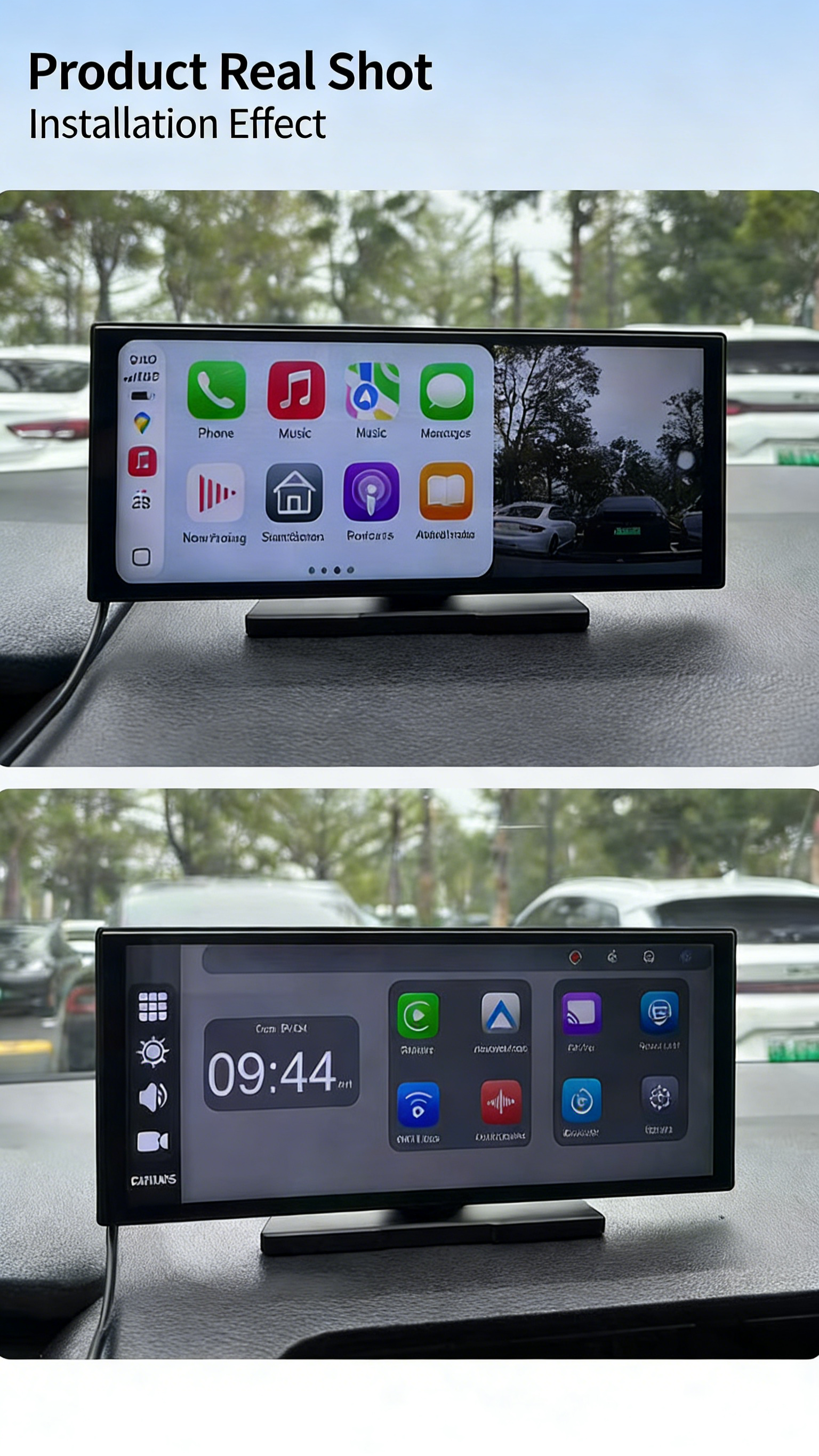 ❄️ Philips vezeték nélküli CarPlay autós okoskijelző DVR - Az intelligens vezetés új élménye ❄️