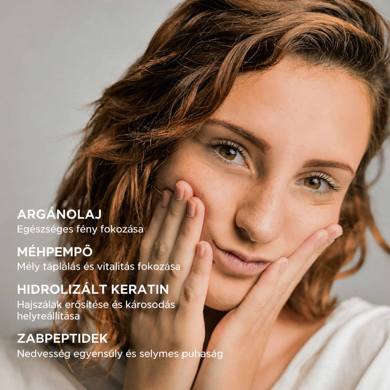 Kollagénes regeneráló hajpakolás száraz és sérült hajra. Mélyen tápláló balzsam keratinnal és argánolajjal, amely hidratál, simítja és megszelídíti a szálló, göndörödő hajat, minden hajtípusra alkalmas.