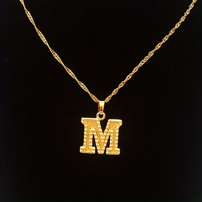 🎁 50% sleva na všechny produkty !🌌Zlaté iniciály A-Z přívěsek náhrdelník🌙