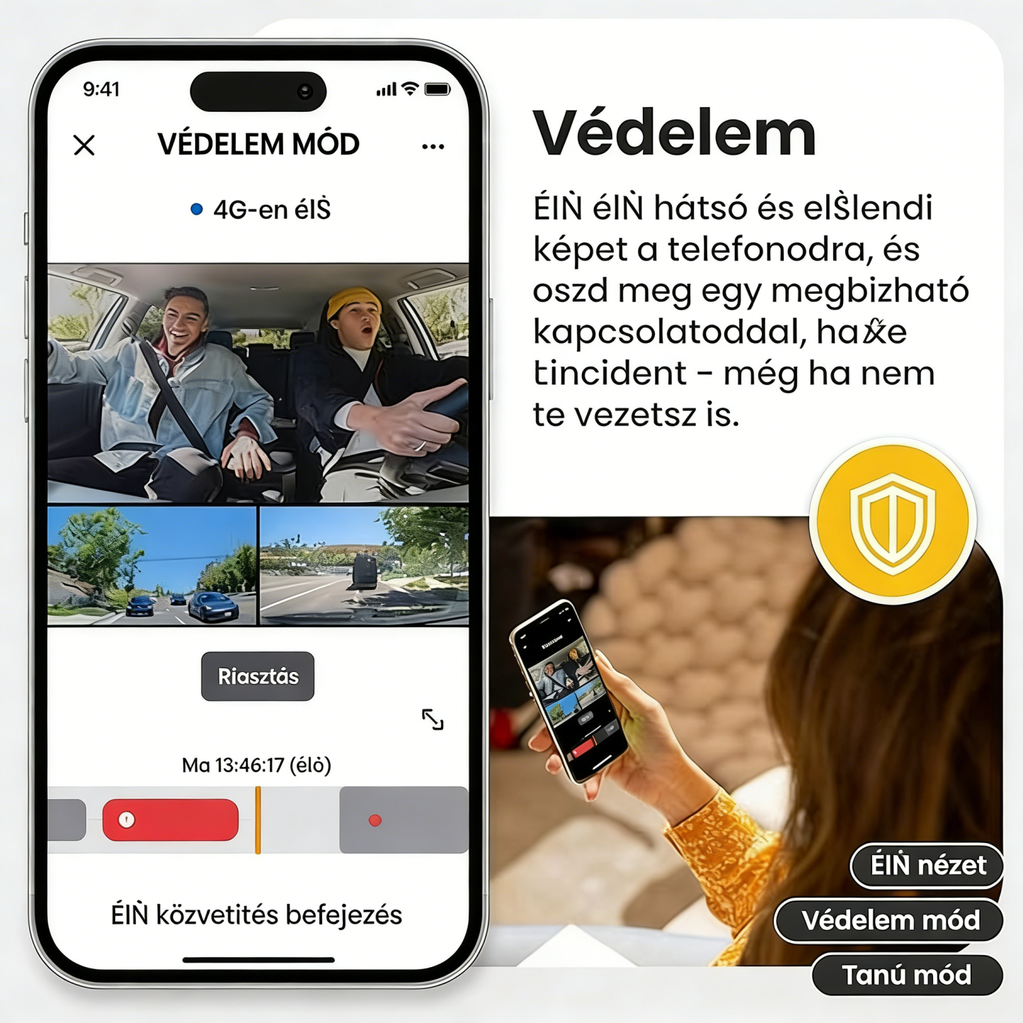 20260305测品NEXTBASE iQ 4K intelligens autós fedélzeti kamera – AI parkolásfigyelés, őrző mód és valós idejű forgalomfigyelés