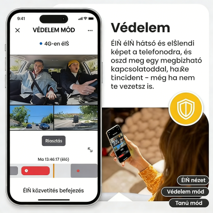 20260305测品NEXTBASE iQ 4K intelligens autós fedélzeti kamera – AI parkolásfigyelés, őrző mód és valós idejű forgalomfigyelés