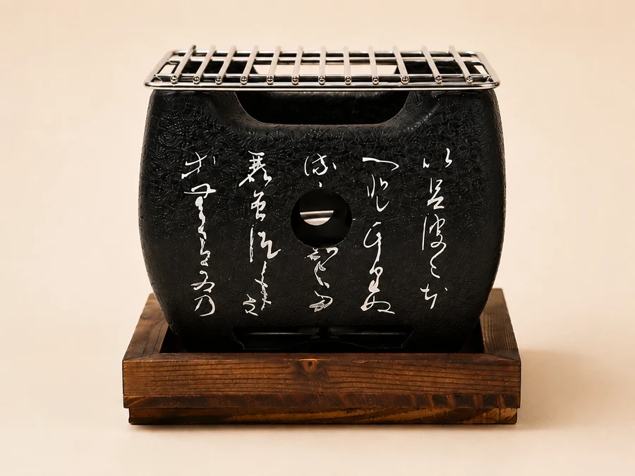 Japán Miyazaki faszenes grill – asztali Yakitori Konro (4 méret)