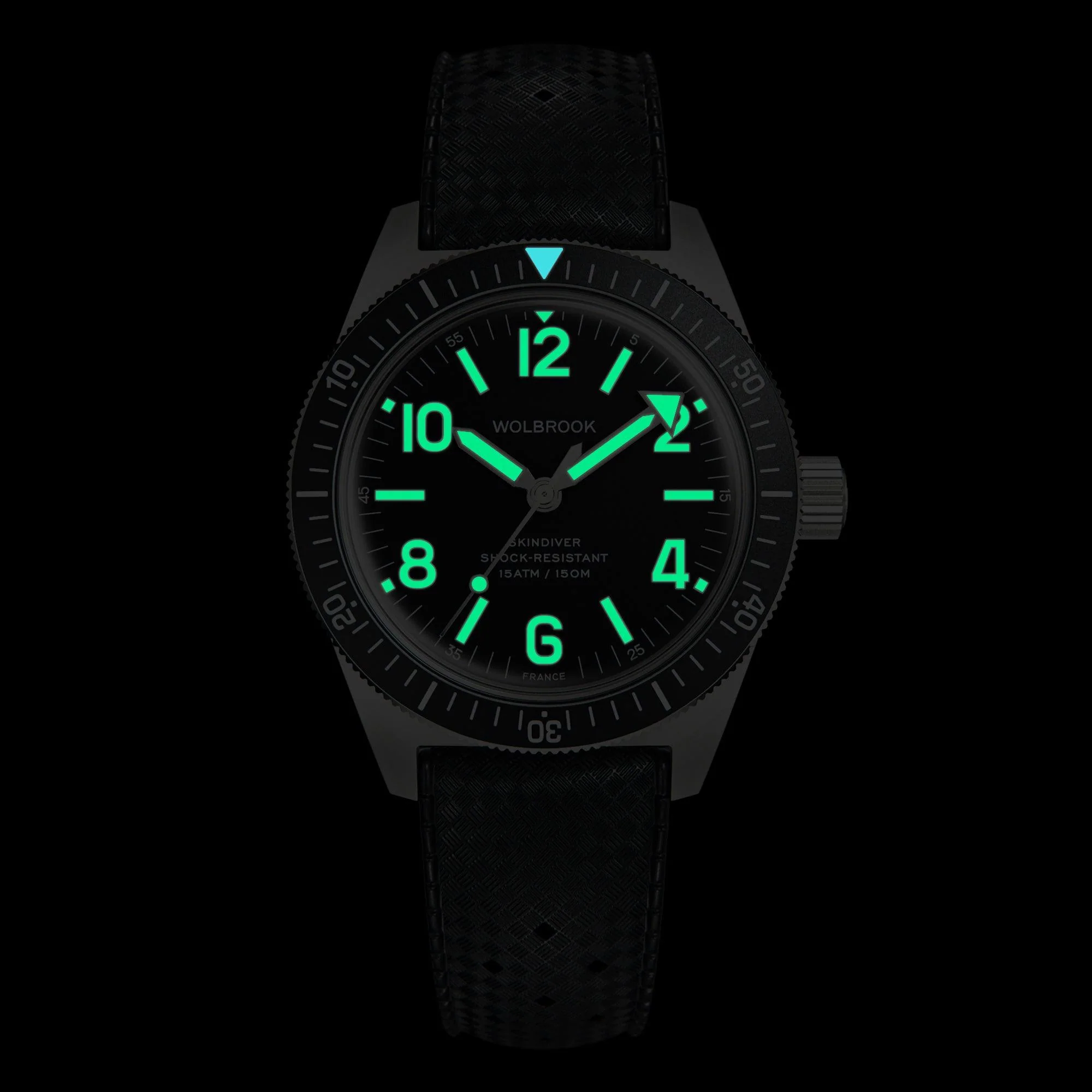 Montre automatique Skindiver - Lum vintage és cadran noir