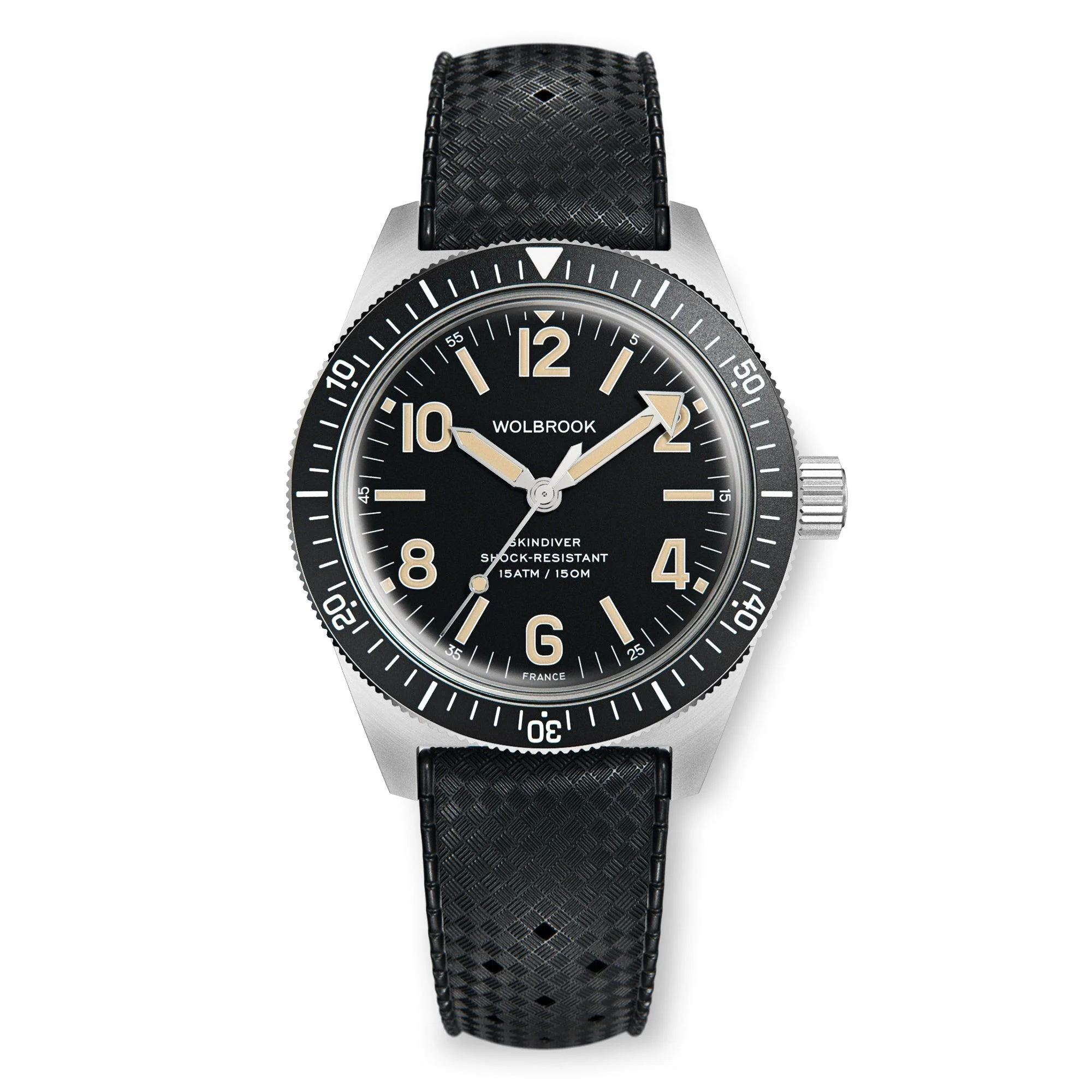 Montre automatique Skindiver - Lum vintage és cadran noir