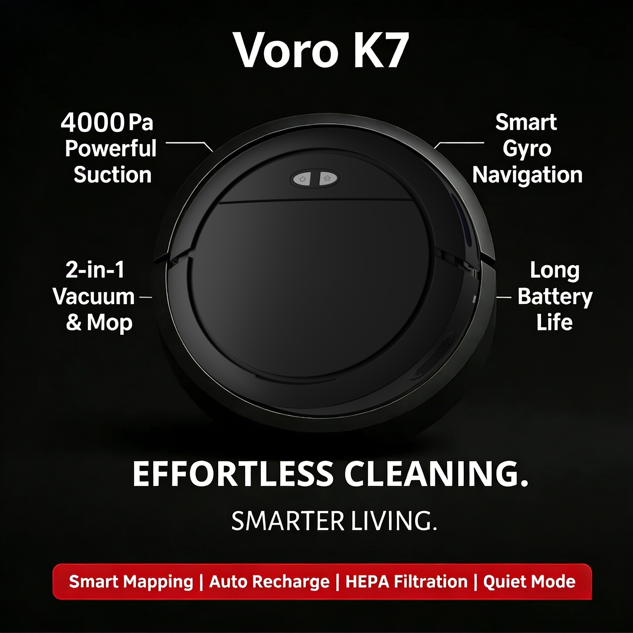Voro K7 Smart Robot Vacuum