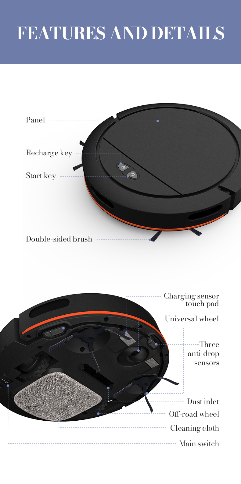 Voro k7 Smart Robot Vacuum