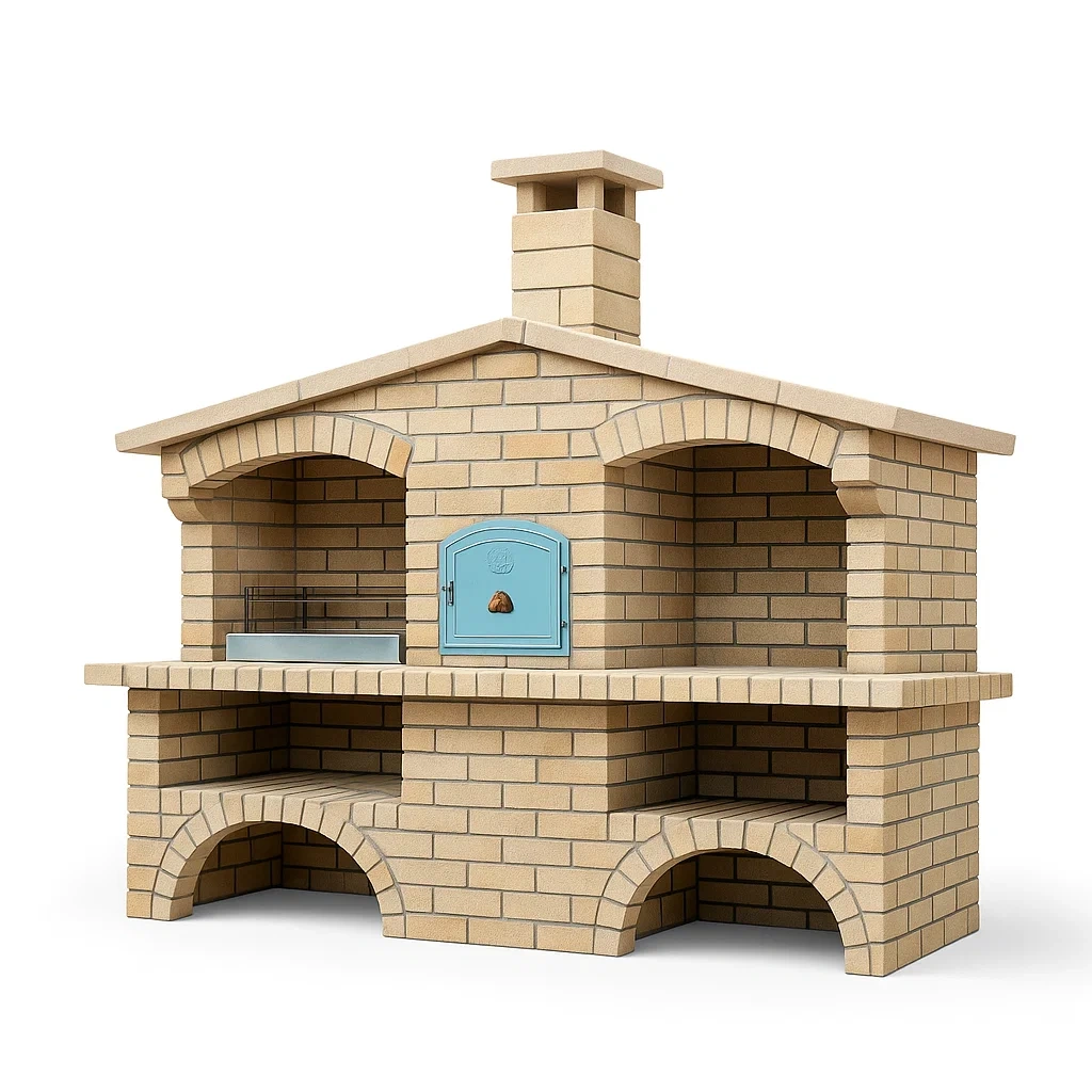 Mobilier de jardin,Barbecue en pierre