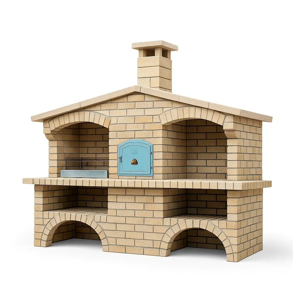 Mobilier de jardin,Barbecue en pierre