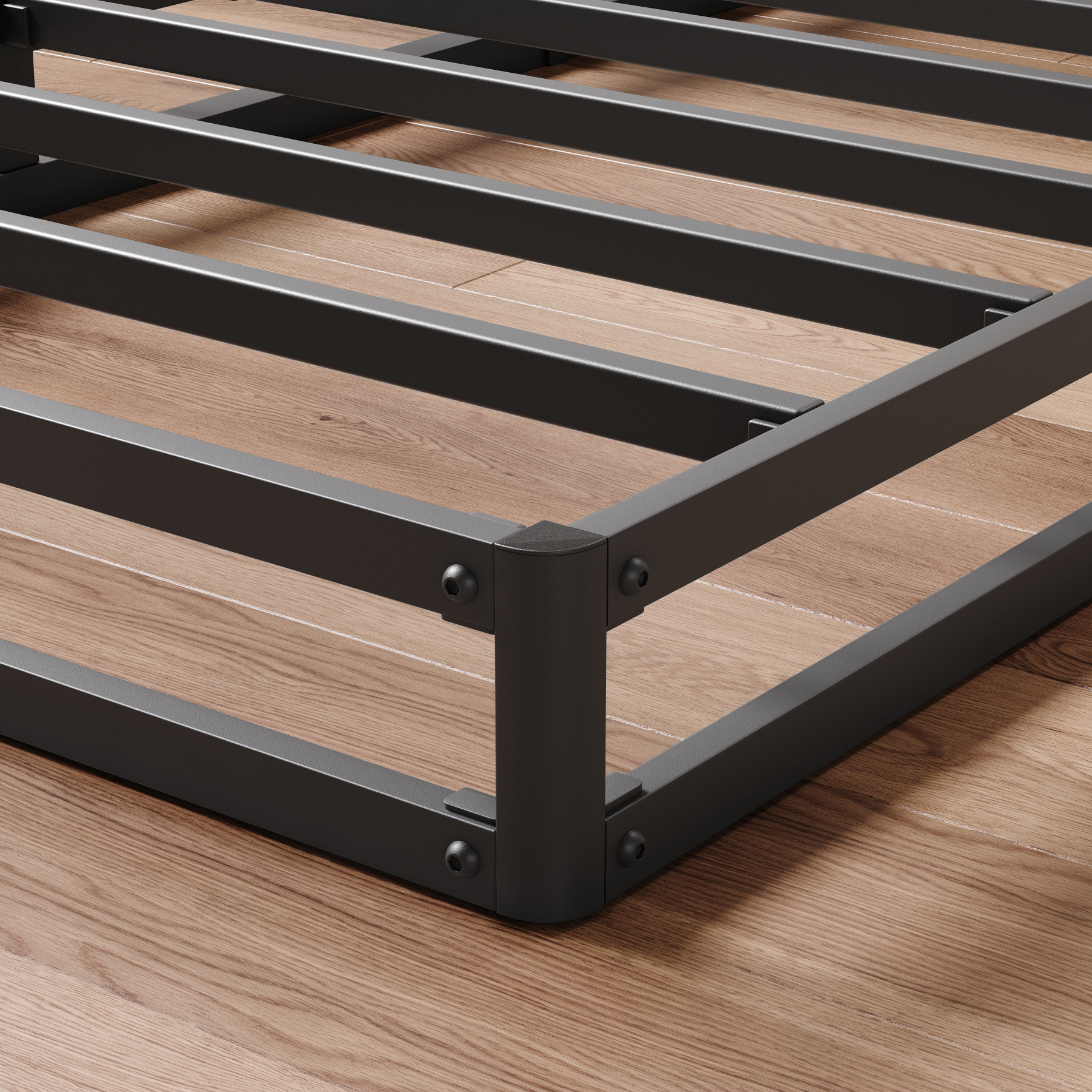 LOUVETA 5 inch Queen Box Spring, Heavy Duty Metal Box Spring Bed Base with Fabric Cover, Easy Assembly, Mattress Foundation, Noise Free