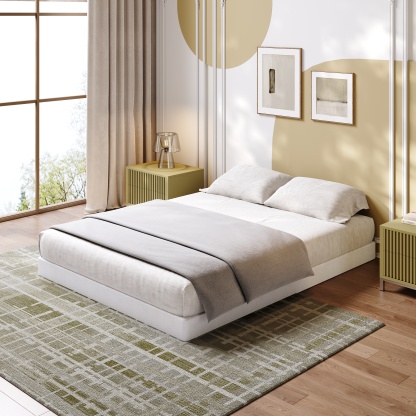 LOUVETA 5 inch Queen Box Spring, Heavy Duty Metal Box Spring Bed Base with Fabric Cover, Easy Assembly, Mattress Foundation, Noise Free