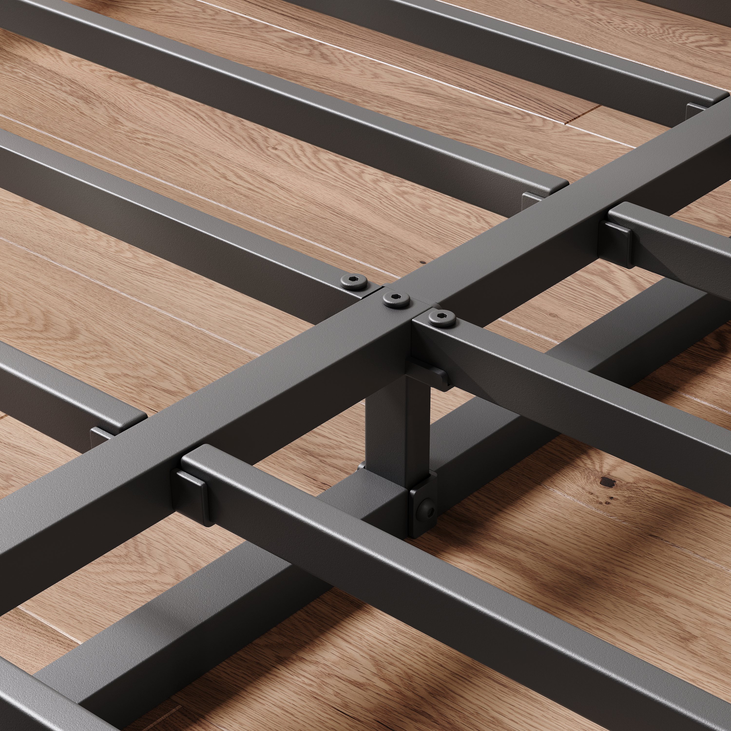 LOUVETA 5 inch Queen Box Spring, Heavy Duty Metal Box Spring Bed Base with Fabric Cover, Easy Assembly, Mattress Foundation, Noise Free