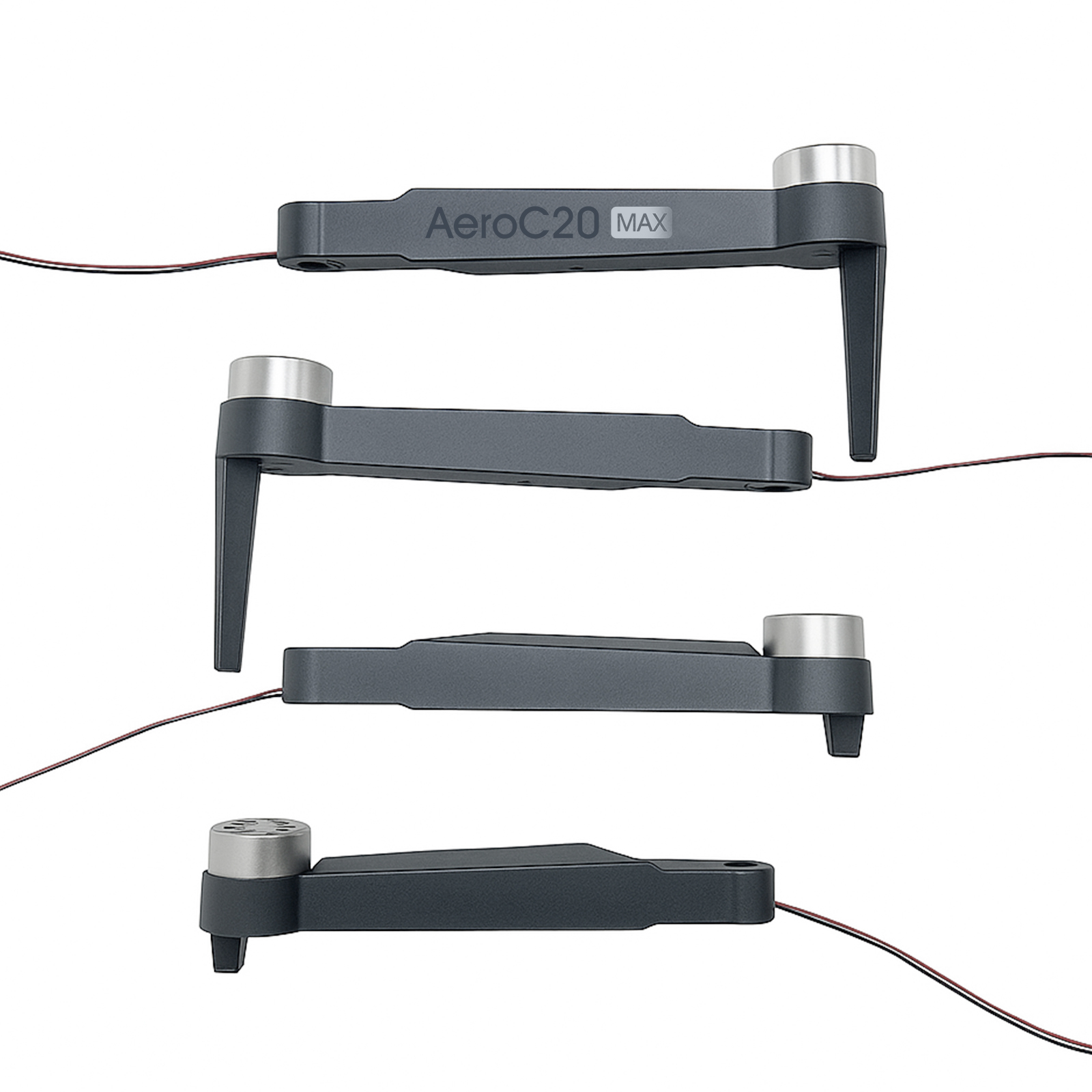 4 Replacement Arms with Motors for YIKKEON C20 Drone