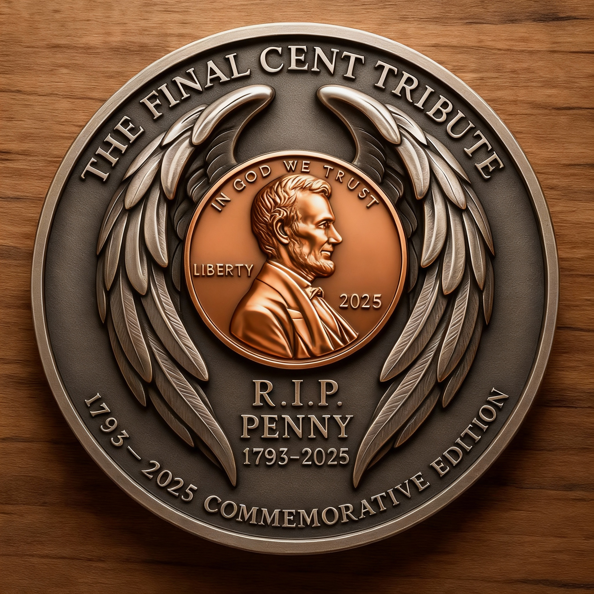 🏆“The Last Cent” Commemorative Coin
