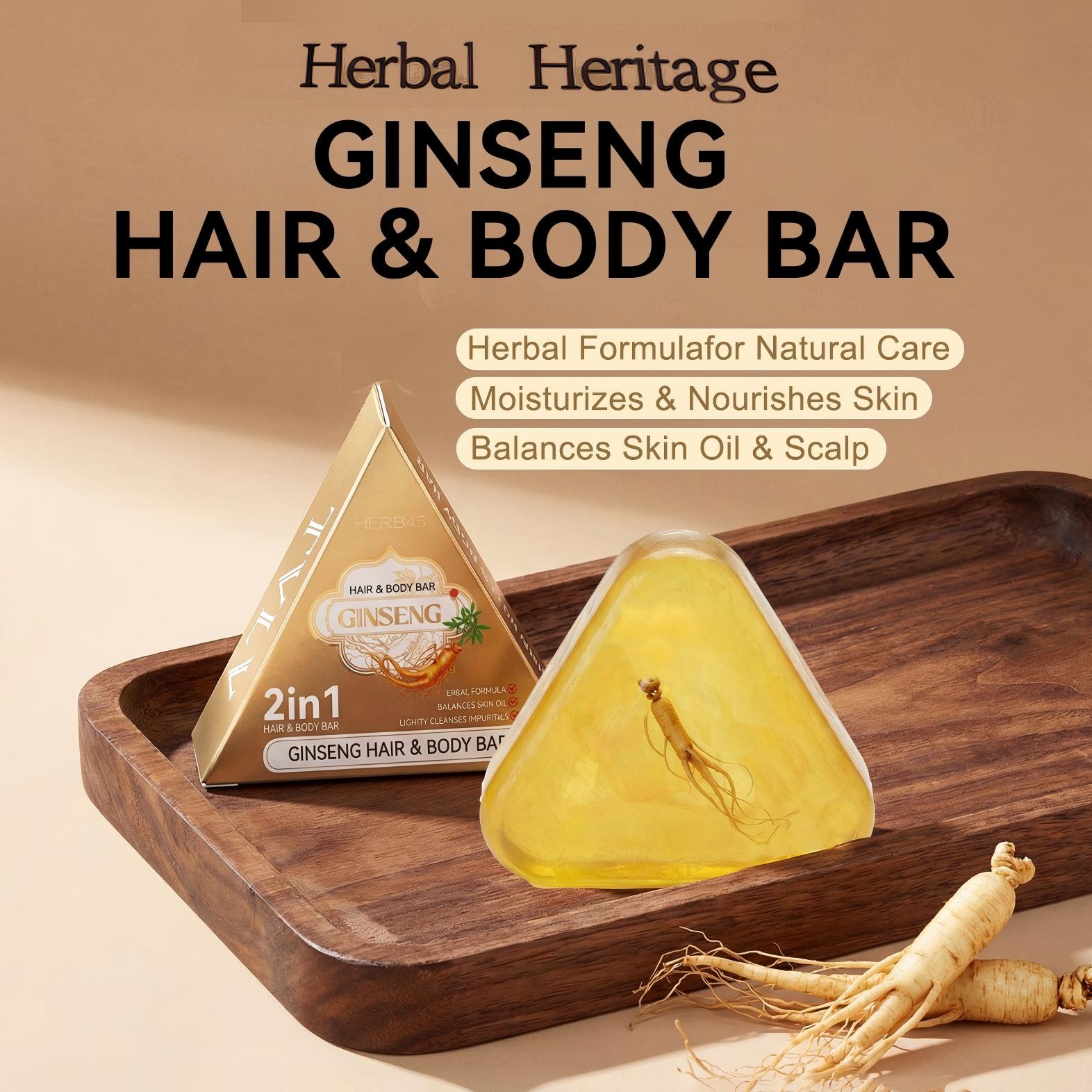 Herbal Heritage Ginseng Shampoo Bar