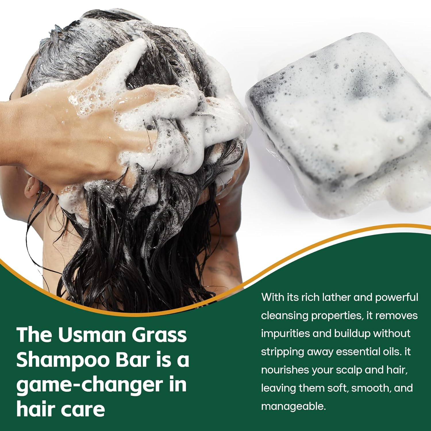 Natural Usman Shampoo Bar add Spray Set