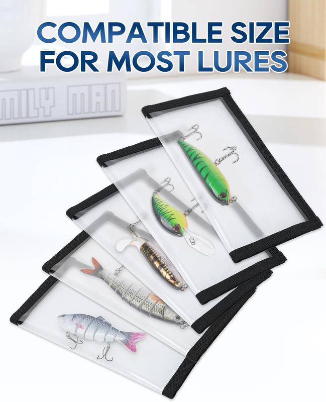 🔥Clear PVC Fishing Lure Wraps for Safety & Store