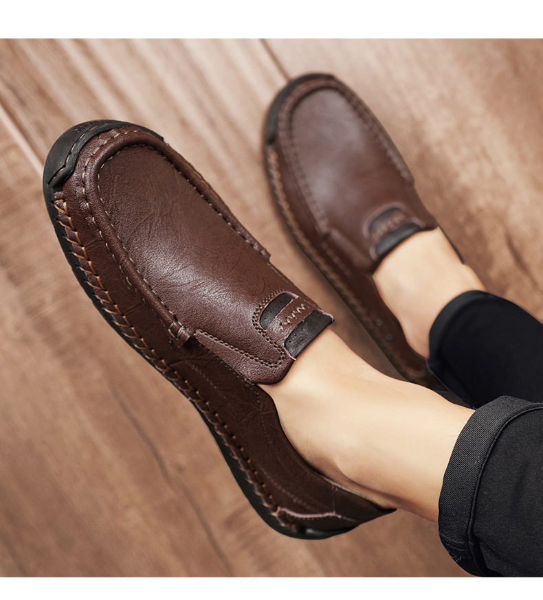 ⏰Ending Soon 70% OFF🔥Men's Classic Leather Slip-On Moc Loafers