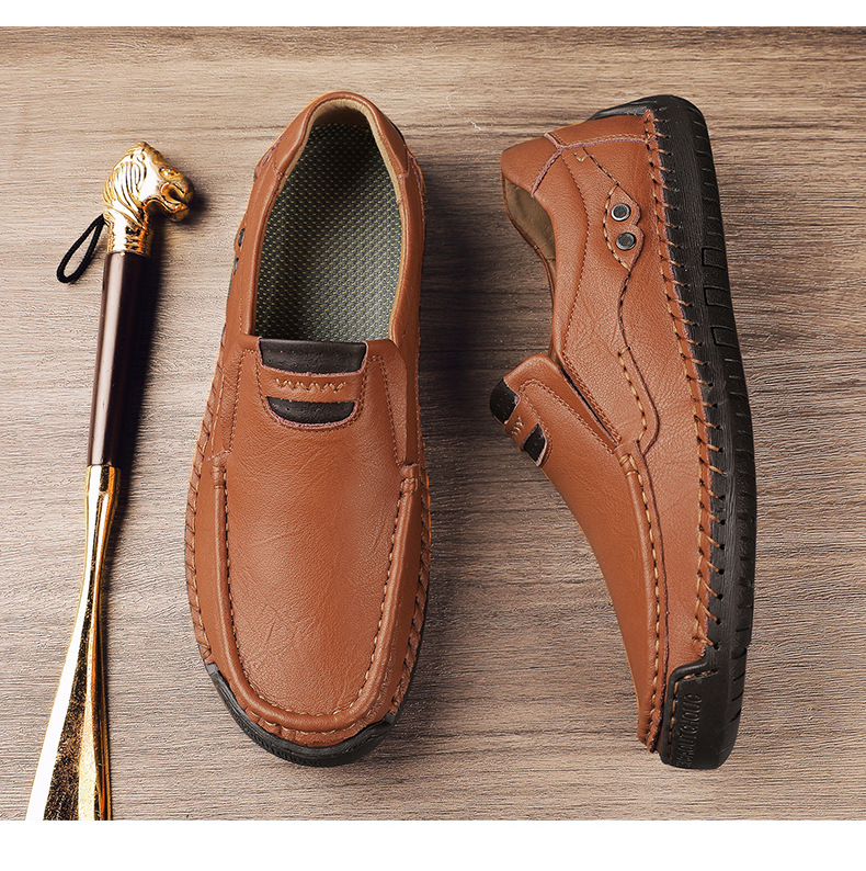 ⏰Ending Soon 70% OFF🔥Men's Classic Leather Slip-On Moc Loafers