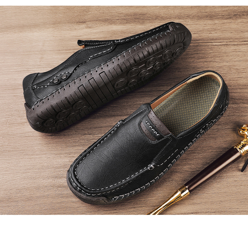 ⏰Ending Soon 70% OFF🔥Men's Classic Leather Slip-On Moc Loafers