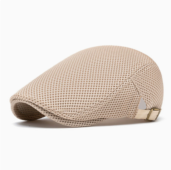 Summer Open-Knit Mesh Beret – Sun-Shading, Breathable, and Comfortable