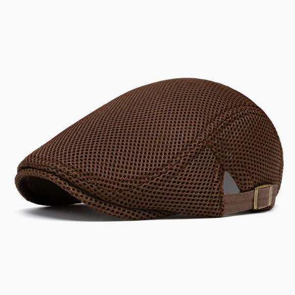 Summer Open-Knit Mesh Beret – Sun-Shading, Breathable, and Comfortable