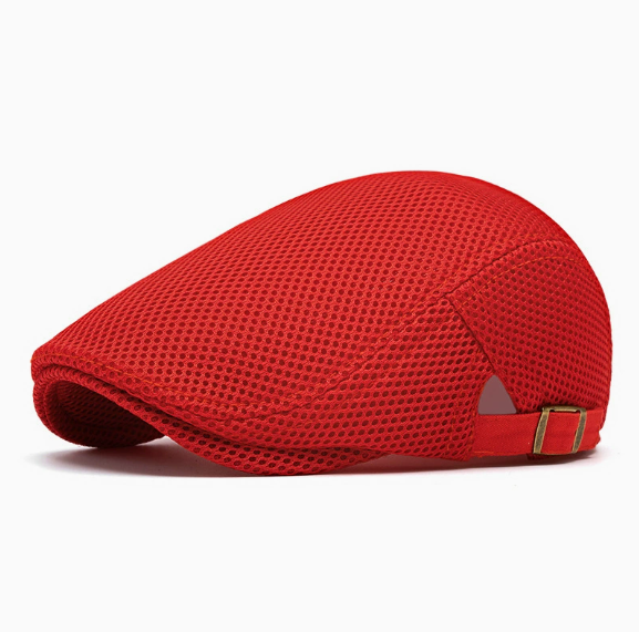 Summer Open-Knit Mesh Beret – Sun-Shading, Breathable, and Comfortable