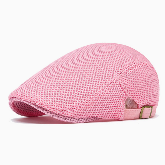 Summer Open-Knit Mesh Beret – Sun-Shading, Breathable, and Comfortable
