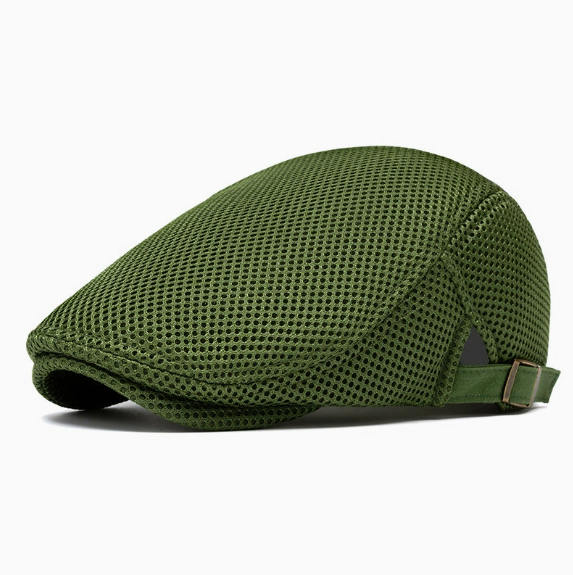 Summer Open-Knit Mesh Beret – Sun-Shading, Breathable, and Comfortable