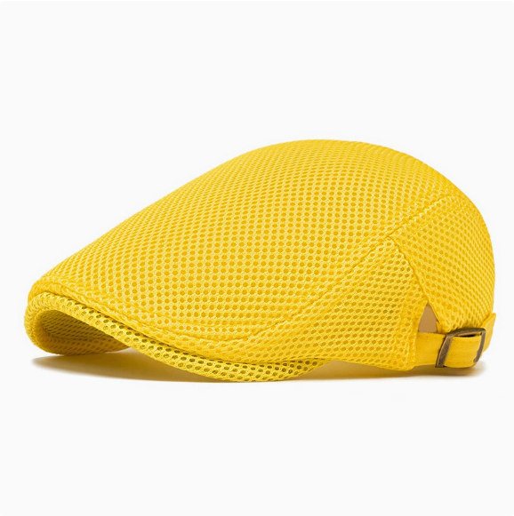 Summer Open-Knit Mesh Beret – Sun-Shading, Breathable, and Comfortable