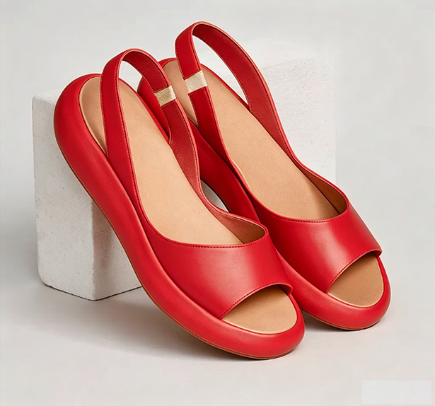 Platform Slingback Sandals – Open Toe Everyday Comfort Sandals