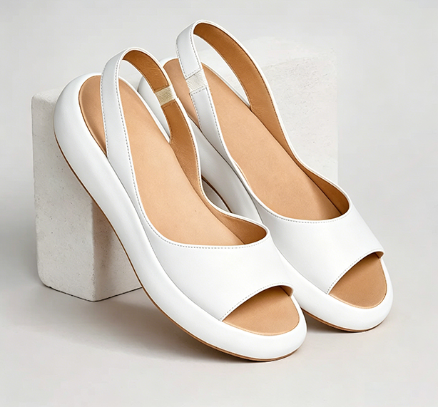 Platform Slingback Sandals – Open Toe Everyday Comfort Sandals