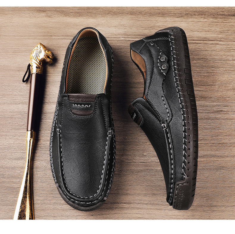 ⏰Ending Soon 70% OFF🔥Men's Classic Leather Slip-On Moc Loafers