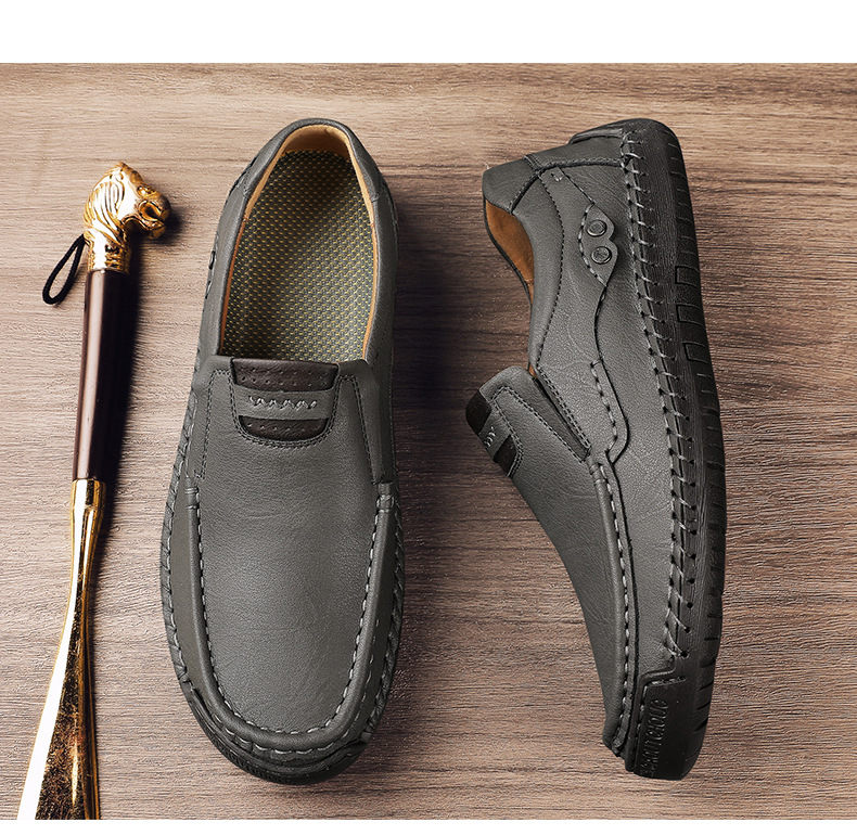 ⏰Ending Soon 70% OFF🔥Men's Classic Leather Slip-On Moc Loafers