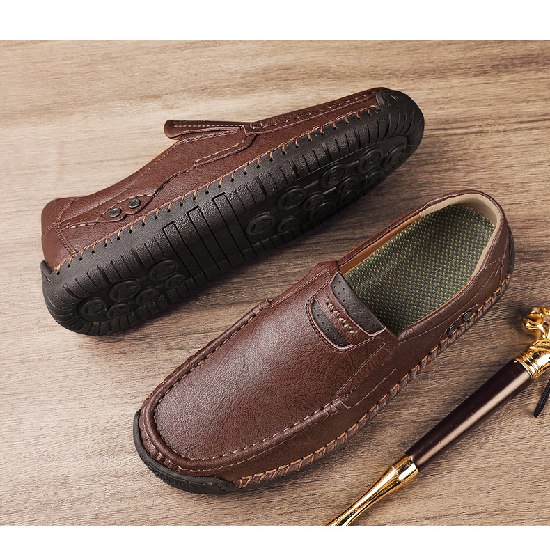 ⏰Ending Soon 70% OFF🔥Men's Classic Leather Slip-On Moc Loafers