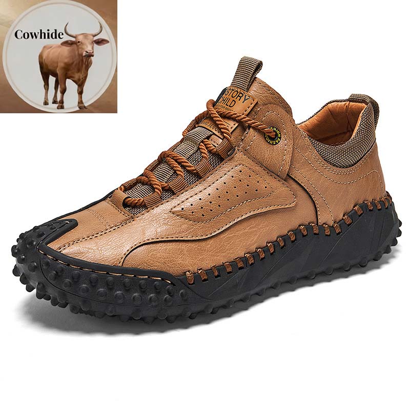🔥Today only, 50% off!🔥 Men's genuine leather non-slip corrective shoes, for pain-free walking.