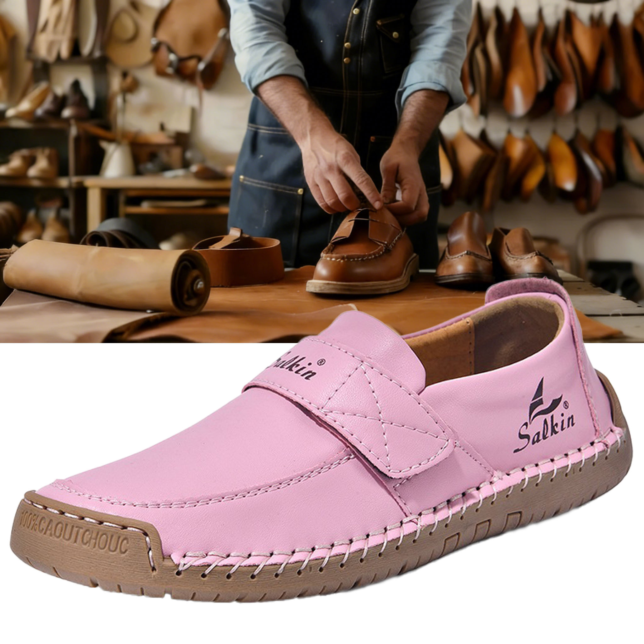 ⏰ Limited-time 60% off! 🔥 Men's and women's outdoor waterproof, non-slip, soft-soled casual shoes