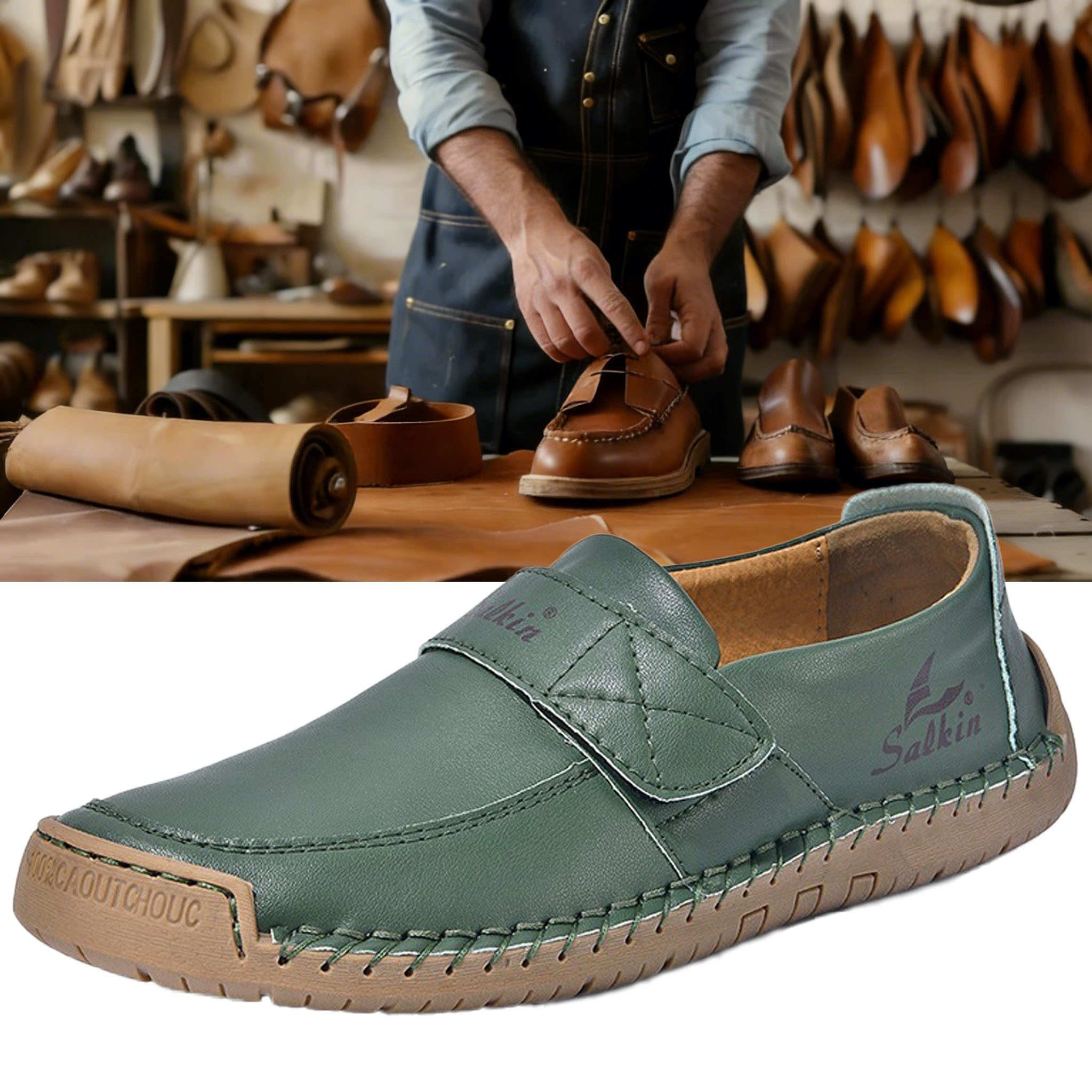 ⏰ Limited-time 60% off! 🔥 Men's and women's outdoor waterproof, non-slip, soft-soled casual shoes