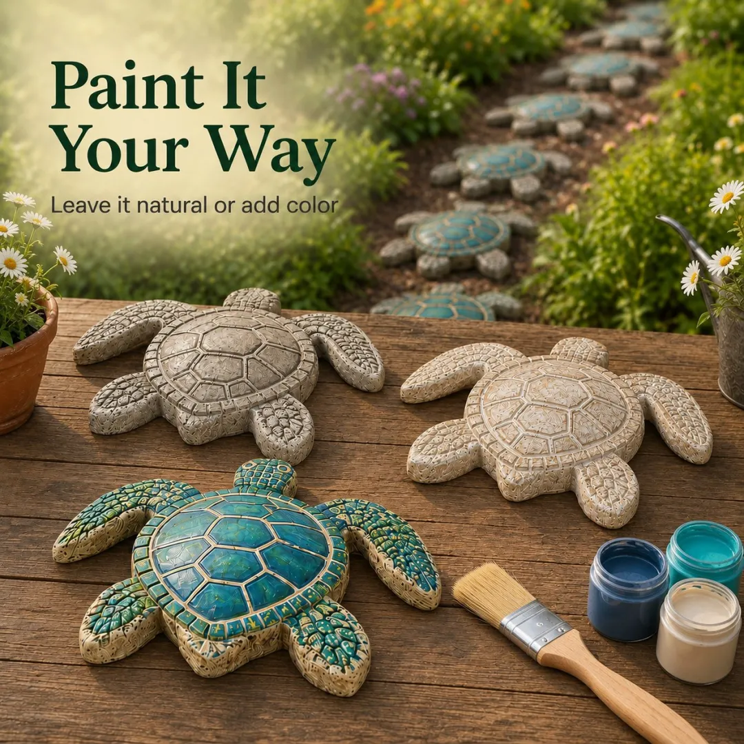 💥 LAST DAY 50% OFF🌊 Reusable Ocean Theme Garden Art Mold – Make Your Garden Truly One of a Kind