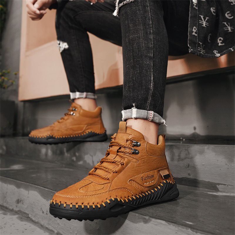 ⏰Last Day! 45% OFF 🔥GARB®Men's Genuine Leather Orthopedic Walking Boots