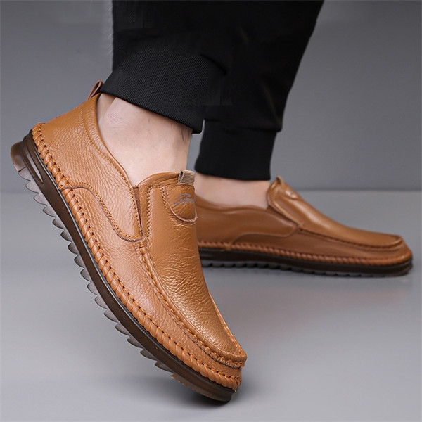 Premium Leather Men's Loafer | Handmade Slip-On Dress Shoes for Men | Genuine Leather Casual Shoes for Party Prom Wedding
