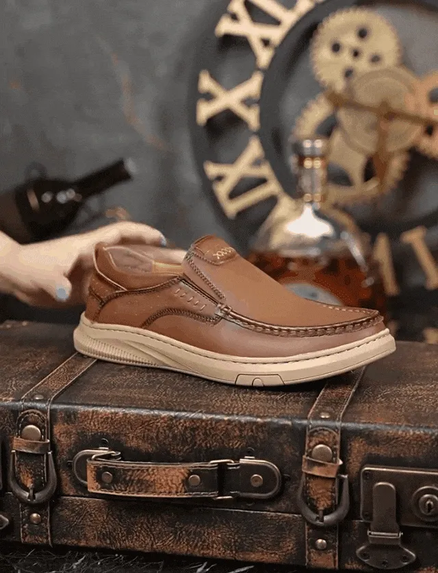 2026 new men's outdoor fashion casual leather shoes