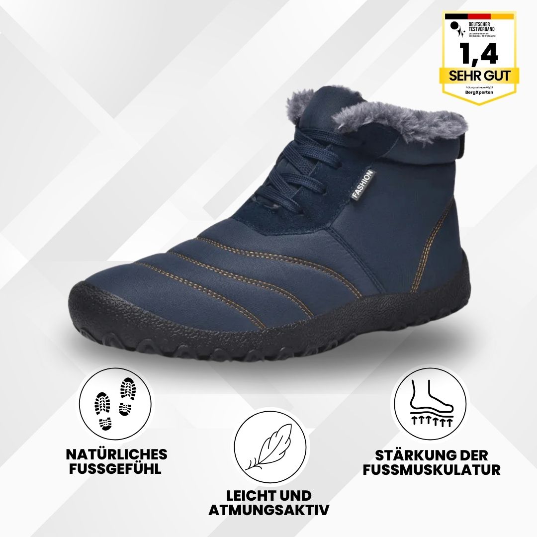 pain-relieving, water-repellent & lined barefoot shoes