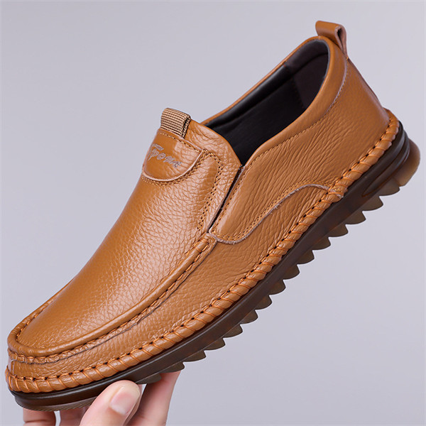 Premium Leather Men's Loafer | Handmade Slip-On Dress Shoes for Men | Genuine Leather Casual Shoes for Party Prom Wedding