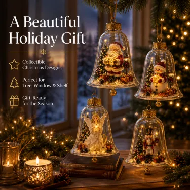 🔥 Limited Time 69% OFF🔔✨ Glowing Christmas Bell – A Magical Light-Up Holiday Decoration