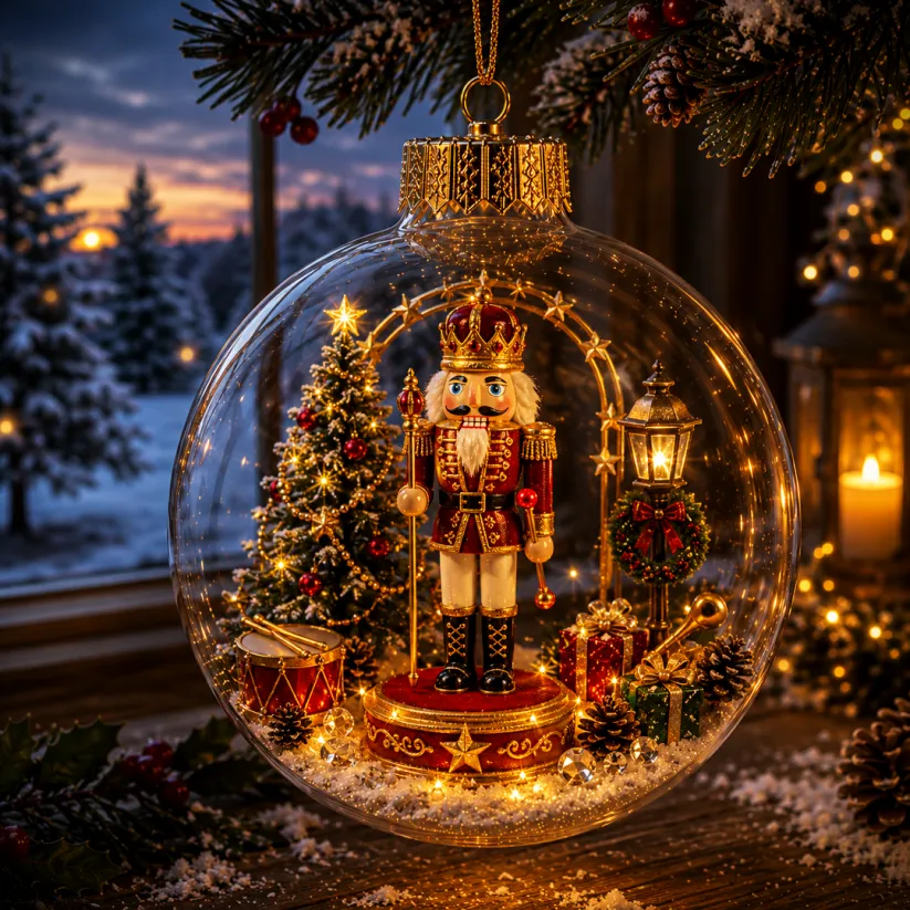🔥Limited time 70% OFF -✨🎄 Glowing Christmas Story Ornament – Light-Up Mini Holiday Scene